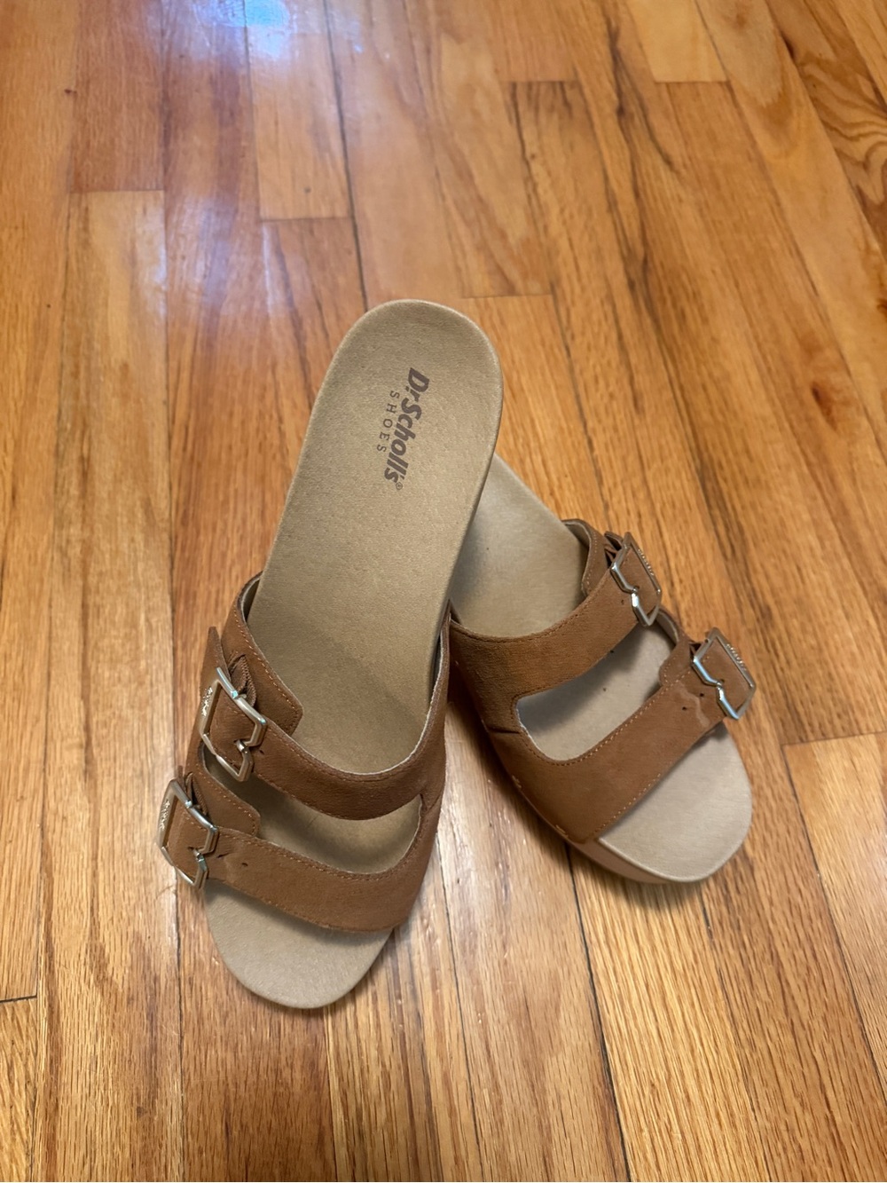 Dr. Scholl’s Vibe Wood Bottom Sandals - Picture 4 of 5